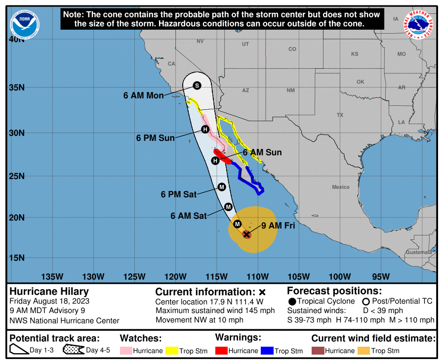 TS Watches Issued For Southern California For The First Time On Record ...